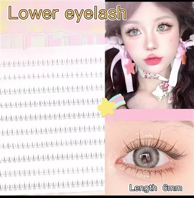 Glue-free Segmented Lower Eyelashes