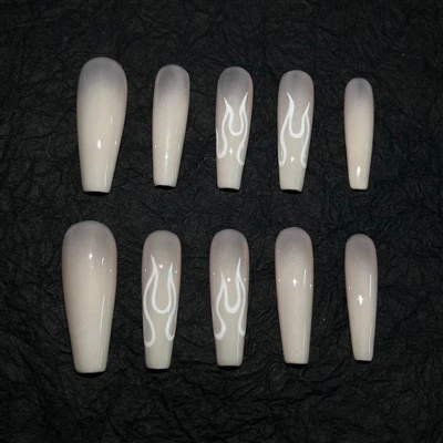 Ombre Monochrome Nails