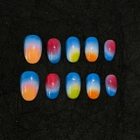Sfumato Technique Handcrafted Nails